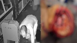 Crazy shit: Man shoves head through industrial saw