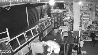 Crazy shit: Man shoves head through industrial saw