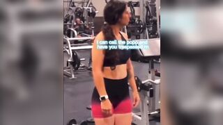 Narcissist Girl at the Gym gets instant Karma for being a Bitch thinking All the Guys Want her