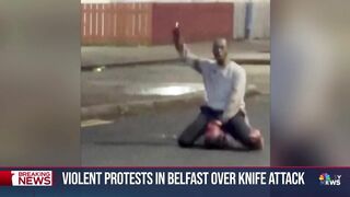 Belfast Is Fighting Back After Attenpted Beheading By Sudanese Imigrant