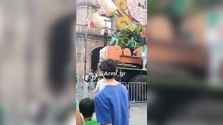 Mexican Fan Celebrates Team`s Victory Over South Africa