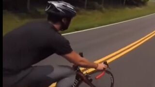 Why You Don't Bike in the MIDDLE of the Road!