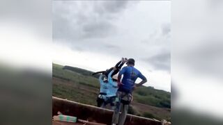 A 21-year-old woman died after her harness was not attached while bungee jumping in B
