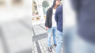 Aggressive migrant is taught a valuable lesson by an Irishman.