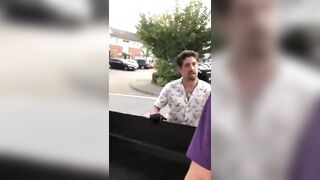 Drunk Jerk Pisses on the Wrong Fence.