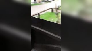 Drunk Jerk Pisses on the Wrong Fence.