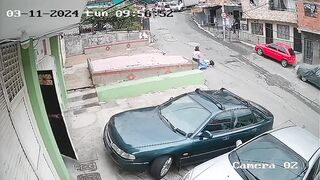 Woman Stuck by Car, Man leaves her in the Street (See Info)