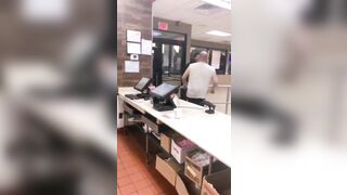 Burger King Employee Knocks Out Black Man not Once, but Twice as Scared Girl goes and Hides