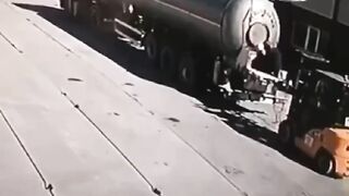 Welder trying to Fix Gas Truck Disappears Completely (Family got Settlement see info)