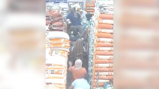 Store Employee is Killed by Giant Stack of Cat Food?