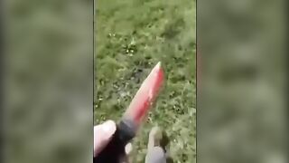 STRONG Warning from Romania shows Man Slit Woman's Throat for No Reason..Watch Full Video)