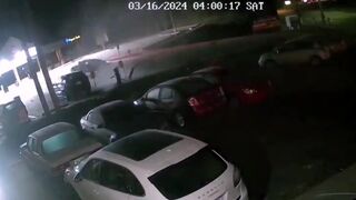 Car Flips over Multiple Cars and People Ejected in Fatal Crash on CCTV