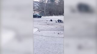 Car Flips over Multiple Cars and People Ejected in Fatal Crash on CCTV