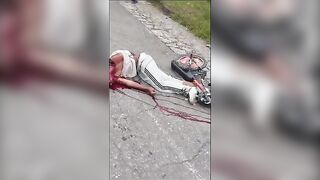 POV: Before and After of Couple's Death in Motorcycle Accident (Stay for Aftermath) See info