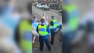 More recorded evidence of two-tier policing this weekend in "Modern Britain".