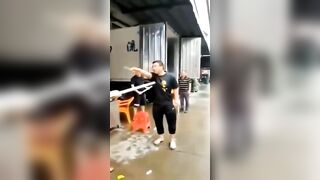 Instant Karma: Subduing a Wild Chinese Man with a Knife is Awesome