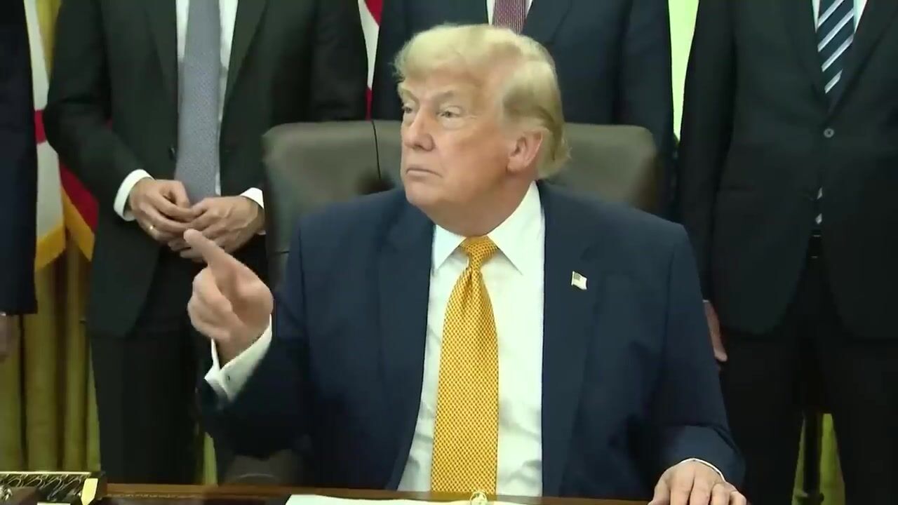 President Trump Deals With Dumb Questions From "Journalists" About Reflecting Pool
