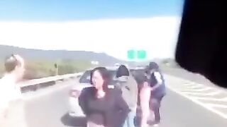 Devastating Accident of Entire Family Waiting for Help on the Highway