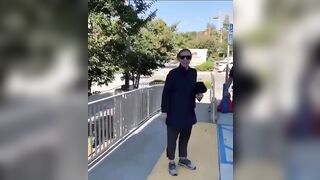 Woman yells..."I HATE N*GGERS" and More. She's off her rocker