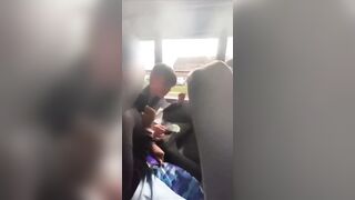 Big Black Girl Strangles Little White Boy on Schoolbus (See Info)