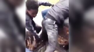 Migrants Force a Young French Boy into the Sewer and Spit on Him