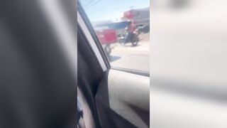 Mexican Road Rage..Man Jumps on Hood of Car and gets Run the Fu*k Over down the Road (See Info)