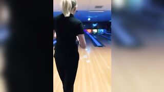 When your Bowling instructor is a Female . .Just Watch, Happy Sunday!!