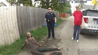 Mud Eating Zombie Woman Detained by Columbus Police.