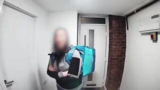 Door Dash Girl Catches her Man at Girl's House "You can go to the Gutter where you belong, You Filthy Pig"!