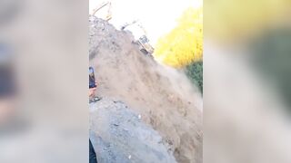 Crane Operator working at too High of a Pitch Falls to his Death Backwards