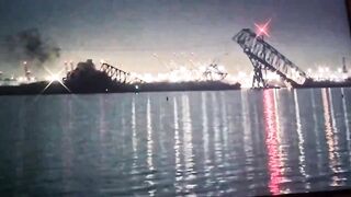 SHOCK: Bridge in Baltimore Collapsing After a Ship Strikes It (Mass Casualty)