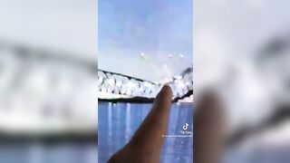 Is this a Distraction? Man shows you Live Video of Dynamite Charges Going off at Each Joint on the Bridge.