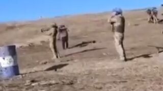 Video that Shows Ukrainian Training RPG Officer Misuse the RPG Blowing Up next to His Head