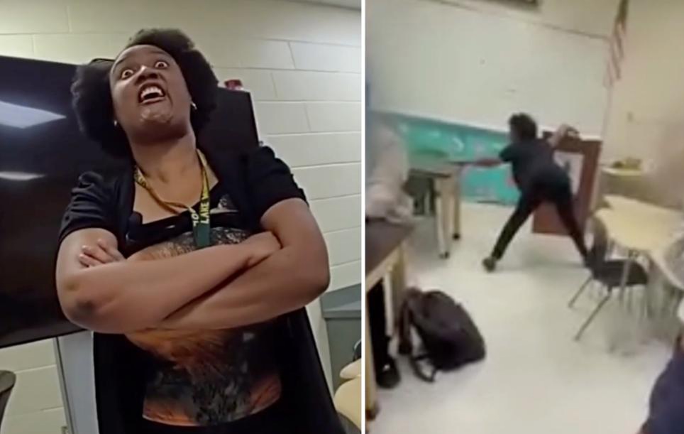 Bodycam shows substitute teacher arrested after bizarre rant in Florida ...