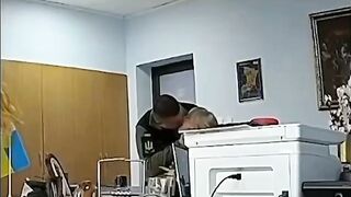 Pimp? Hidden Camera catches Ukrainian Military Commissioner Kissing 3 Colleagues in the Workplace (See Info)