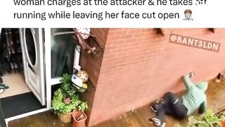 Delivery Guy in London Attacks Woman Cutting Her Badly in the Process