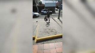 Street Fight turns Deadly when Man brings a Giant Rock to a Fist Fight