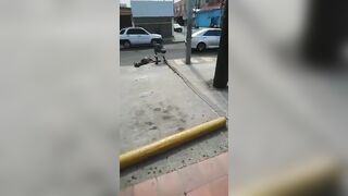 Street Fight turns Deadly when Man brings a Giant Rock to a Fist Fight