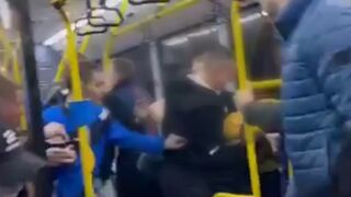 Tough Teens in Russian Beat a Man for telling them they were too Loud