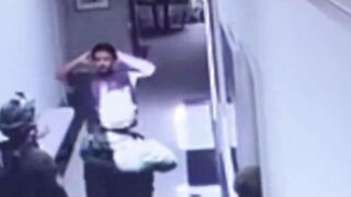 Crazy CCTV Footage of Military Style Raid on Sean Puffy Combs House, Arresting his Sons.