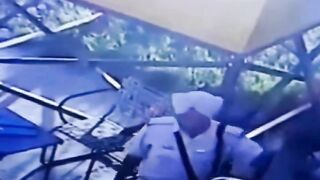 Top Cop in India Rifle Belt snaps Firing a Bullet into his Face. (See Comments for Full Info)