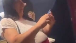 What is Happening Here? Tranny with a Boner Inside the Woman's Restroom