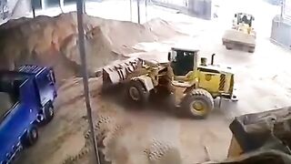 Excavator Driver picks Up Woman and Buries Her Alive in Sand and Does Not Notice (See Info)