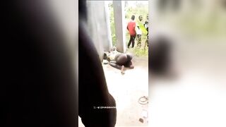 Shock Video: Christian Woman ... In Ghana, they tied a Woman to Concrete Pillars, then sexually assaulted her and finally Killed Her.