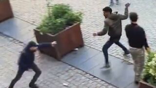 Migrant Tries to Crush Man’s Skull with Paving Stone in Antwerp Mass Brawl