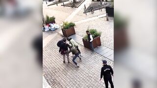 Migrant Tries to Crush Man’s Skull with Paving Stone in Antwerp Mass Brawl
