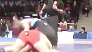 New Move in Men's Wrestling...Called Anal Capture