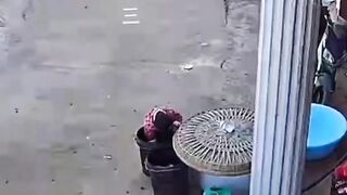FULL Heartbreaking Video: Boy Reaches into Barrel Ends Badly...but Mom can't Find Him but does Eventually