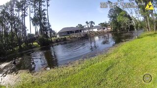 Florida man attacks deputies during water rescue in alligator-infested canal