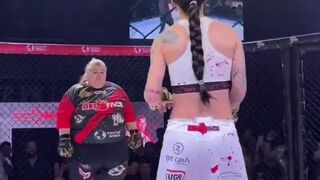 Judo champion ventured into MMA and lost to herself.